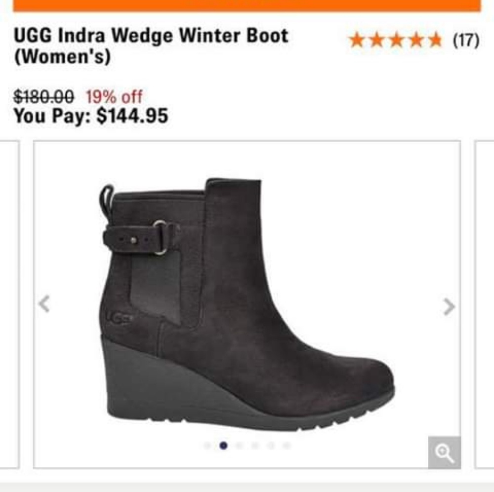 New UGG Indra wedge winter boot